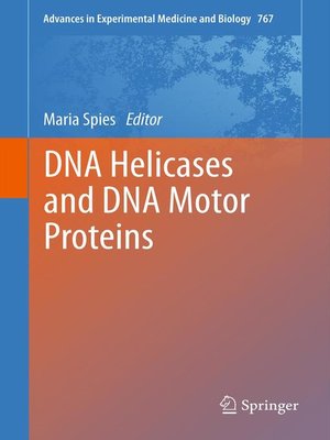 cover image of DNA Helicases and DNA Motor Proteins